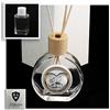 DLM Bomboniere DLM-31274 (Kit 6 Pezzi) Profumatore in Vetro Legno con Cuore Coppia FEDI 50 Anniversario d'oro Cinquantesimo Matrimonio bomboniera