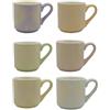 MAURY'S IL NUMERO UNO DEL RISPARMIO MAURY'S COFFEE SET DI 6 TAZZINE MULTICOLORE (Color RIGHINE)