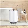 COSTWAY 23L Secchio Riscaldatore di Asciugamani, Secchiello con Portadischi Profumato, 3 Livelli di Riscaldamento, Timer e Spegnimento Automatico (Nero)