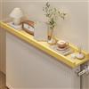 SXKLLYX Mensola Sopra Termosifone in Legno, Mensola Termosifone, Copritermosifoni per Camera da Letto per Riporre e Decorare, Lati Rialzati, Portata 20 kg(Yellow,90 * 12 * 4cm/35 * 5 * 1.6in)
