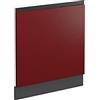 Vicco Pannello frontale R-Line, Rosso, 59.6 cm Forma a J, senza piano di lavoro, per la libera combinazione all'interno di sistemi cucina modulari