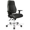 Topstar PI99GBD3 - Sedia girevole da ufficio P91 con braccioli AL.G3, rivestimento grigio