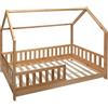 ATMOSPHERA CREATEUR D'INTERIEUR Atmosphera - Letto capanna per bambini Bosco in legno, 90 x 190 cm