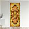 Odot Tende Oscuranti per Interni Porta, Stile Mandala Stampa 3D Tende con Occhielli per Interni Tenda Divisoria per Stanza Tenda Porta Isolamento Termico per Finestra (150x180cm,Stile Esotico)