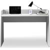 WHOUS Scrivania EASY per Ufficio, Studio o Camera, Ideale per Adulti e Bambini, 100x50x75 cm, Bianco Opaco