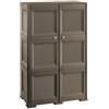 Tontarelli S.p.A. Armadio 3 Moduli 19605019, WENGÈ, 79x47x125 cm