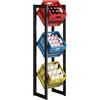 Liink1Ga Ripiani per Dispensa per Casse di Birra/Casse di Frutta/Casse di Verdura, Scaffale da Cucina Adatti per Bar/Cucina/Soggiorno/Magazzino/Nero/39x30x140 cm (LxPxA)