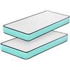 DORMISSIMO Kit 2 Materasso PROMO CONFORT 90X200, Alto 14 CM, Imbottitura super morbida - Youth - ideale per letti estraibili