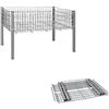 metalarredo CESTA PROMOZIONALE IN METALLO cm 120X80X80H, FINITURA CROMATA