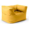 Lumaland - Poltrona a sacco modulare, facile da espandere e leggere, lavabile, impermeabile, per interni ed esterni e giardini, 96 x 72 x 70 cm, color giallo senape