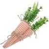 DECHOUS 3 Pz Carota Artificiale Frutta e Verdura Finta Decorazioni di Carote Pasquali Carota di Stoffa Finti Ornamenti Vegetali Carote per L'artigianato Carota da Festa Plastica