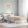 Lumanois Letto Libreria senza Materasso Bianca 90x200 cm Legno di Pino,Mobili,Letti e telai per letti,23.3kg-855721