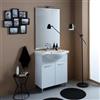 Kiamami Valentina - Mobile Bagno A Terra 75Cm Bianco Export | Rimini