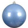 Kaemingk Grande palla di Natale 20 cm blu infrangibile con glitter per decorazione dell'albero di Natale