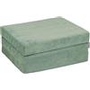 KiddyMoon Materasso Per Bambini Fatto Di Schiuma Bed Materassino Pieghevole Pouf Per Bambini Sleepover Materassi Per Camerette, Verde