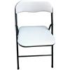AVANTI TRENDSTORE - Omnis - Sedia pieghevole in tubolare d'acciaio nero con sedile e schienale imbottiti. Disponibile in diversi colori. Dimensioni LAP ca. 43,5x80x44 cm