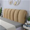 ZCXRYFL Testata Letto Cuscini Matrimoniale Copri Testiera da Letto Velluto Imbottito Anticollisione Protezione Fodera Legno/Ferro/Pelle Copertura Testiera Letto Decorazione(160x60cm,Marrone)