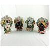 SICILIA BEDDA CAPACI Teste di Moro Siciliane (1Unità) h 20 cm ca. Ceramica Caltagirone Collezione Le 4 Stagioni - Estate