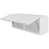 HAJDUK FURNITURE Mobile Alto Armadietto Pensile a Parete Bianco Lucido, 35 cm di altezza, 90 cm di larghezza, 32 cm di profondità