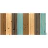 Raw Wood - Testiera letto King Size in legno massello 180x60 cm Stile Nordico Fatto a mano in Spagna - Kita Colors