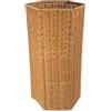 HOLIDYOYO Portaombrelli in Rattan Artificiale 15.55X7.87X7.48In Supporto Ombrello Per Ingresso Casa Ufficio Contenitore Versatile Per Ombrelli Lunghi Pieghevoli E Tappetini Yoga