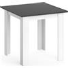 Vicco Tavolo da pranzo Karlos, Antracite, 80 x 80 cm, adatto per 2-4 persone per l'utilizzo nella zona pranzo