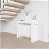 VE.CA.s.r.l. VE.CA - Tavolo Allungabile Mercurio, Made in Italy - Console Allungabile con Porta Prolunghe fino a 3 Metri, 14 Posti Bianco Lucido - Moderno da Sala da Pranzo (14 Posti, Bianco Lucido)