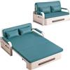 Generic Divano letto estraibile in pelle con contenitore, struttura in acciaio al carbonio, design insonorizzato, divano letto versatile per appartamento, soggiorno e camera da letto (arancione, 192 x 128 x