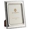 SEC OF FLORENCE 7181/15x20 Cornice Portafoto in Argento Massiccio 925 con Retro in Legno Mogano