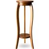 bixard.com Tavolino portafiori in legno massello di faggio, Legno, CHERRY, 28x75