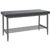 Vicco Panca Grand, Grigio, 85 x 35 cm, per l'utilizzo come set da pranzo in cucina o sala da pranzo