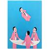 LVTFCO Joan Cornella Poster E Stampe Dark Humour Illustrazione Wall Art Joan Cornella Dipinto su Tela per La Decorazione della Parete di Casa Immagine 40x60cmx1 Senza Cornice