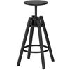 IKEA DALFRED Sgabello da bar, 63-74 cm, nero