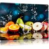 Pixxprint Frutta in Acqua Stampa su Tela 100x70 cm Artistica murale