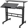 SogesPower Scrivania regolabile per computer, ufficio, studio, scrivania per computer portatile, postazione di lavoro, tavolo da conferenza per casa e ufficio