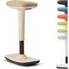 TREND OFFICE Sowift, seduta ergonomica e regolabile in altezza, sgabello da ufficio, con funzione basculante, seduta dinamica e sana, by Dauphin (sabbia)