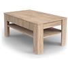 Vicco Tavolino Milan, Sonoma, 92.2 x 65 cm | con vano portaoggetti per riporre riviste e telecomandi
