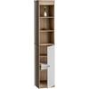Deuba Casaria® Mobile Alto Bagno 6 Ripiani 170x34x26cm Armadio Salvaspazio Mobiletto Asciugamani Mobili a Colonna Arredo Bagno Mobiletti Salvaspazio