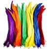 THARAHT 50PCS Rooster Coque Tail Piume Bulk Mix Colore 12-14Inch 30-35cm per l'artigianato di Nozze Gras Masquerade Party Spettacoli Fai da Te Decorazione Piuma di Coda di Gallo, Colore Misto