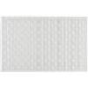 Wenko 22109100 - Tappeto da bagno Adria, in polipropilene / bambù / plastica, 54,5 x 8,5 x 8,5 cm, Bambù, bianco, 54.5 x 8.5 x 8.5 cm