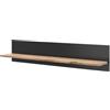 Vicco Libreria da parete Amber, Quercia Wotan, 100 x 20 cm