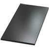 AUPROTEC Piano del tavolo 28 mm, nero, 80 x 80 cm, truciolato con bordo in ABS da 1 mm, rivestimento in resina di melamina, elegante e impermeabile