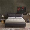 EVERGREENWEB MATERASSI & BEDS EVERGREENWEB - Materasso Molle Alto 23 cm Cuscini FIOCCO di memory in PROMO 400 molle Bonnel, Made in Italy Ortopedico Medio Rigido | BONNEL PLUS (120x190 cm)