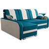 Robin Inspire Barl Divano angolare con funzione di letto moderno con cassetto per la biancheria e cuscini turchese beige angolo a sinistra 230 x 165 x 102