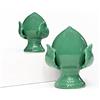 Lupia PUMO colorato Verde Salentino Chiuso New Decorazione in Ceramica tipica pugliese Grande H 16 cm