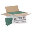 ELES VIDA 20 x Schiuma Floreale - Set Schiuma umida 23 x 11 x 7,5 cm Steckmos, Composto Plug-in, Mattoni Plug-in per composizioni Floreali - Spugna Plug-in per Artigianato per Feste, Automobili, Matrimoni