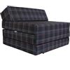 FORTISLINE - Materasso pieghevole 200 x 70 x 10 cm - Materasso pieghevole in 3 pezzi - Materasso ospite H2 - Pieghevole - Letto da campeggio - Rivestimento lavabile - Pieghevole per adulti - Materasso