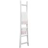 Biscottini Scaletta porta asciugamani bagno 180x8x44 - Scala Decorativa in Legno - Scala portasciugamani - Scaletta legno appendi asciugamani - Scalette portasciugamani da parete Metallo, Bambu