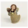 DLM Bomboniere DLM29870 (Kit 12 Pezzi) Icona Angelo Angioletto Puttino con Campana Natale con Strass Segnaposto Confettata Nascita Battesimo Compleanno bomboniera Regalo
