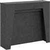 Itamoby, Consolle allungabile 90x25/211 cm Anea antracite spatolato allunghe interne